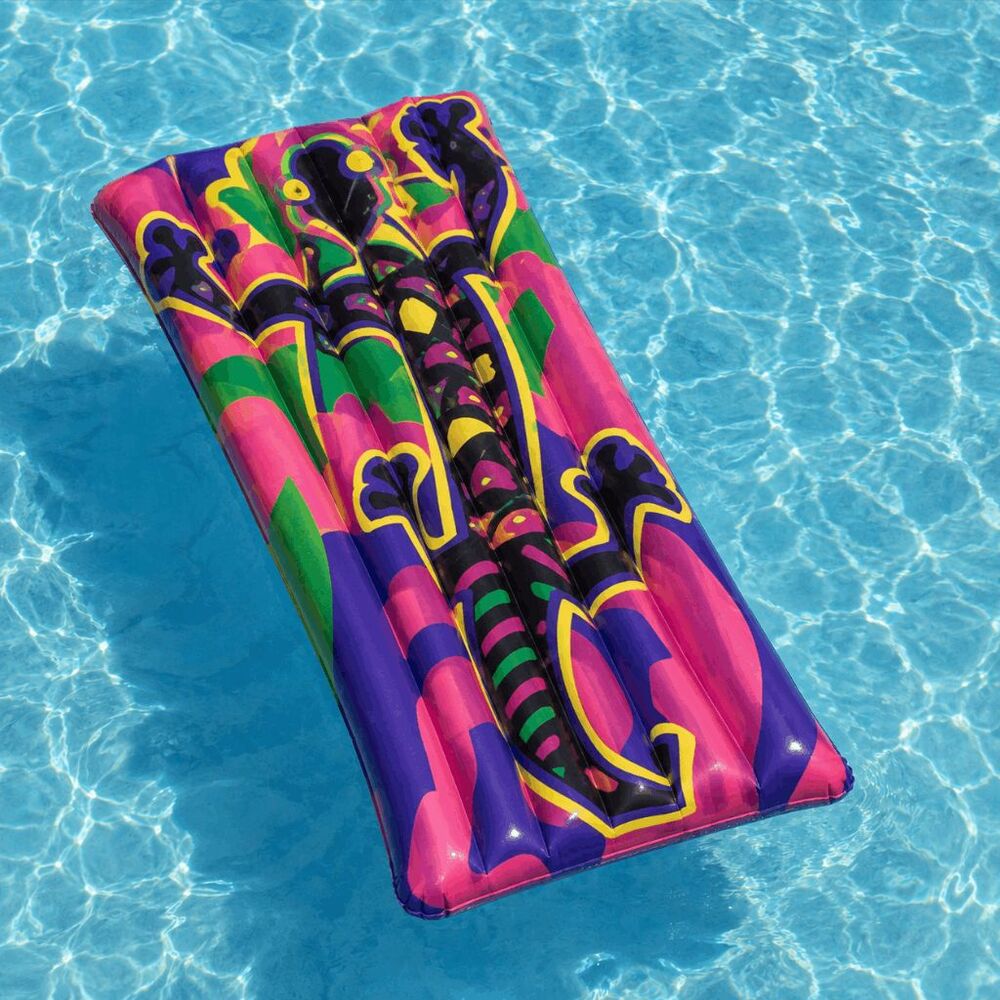 New Sealed Aqua Leisure Gecko Air Mat Pool Float NOS Transparent  Swim Air. Vtg.